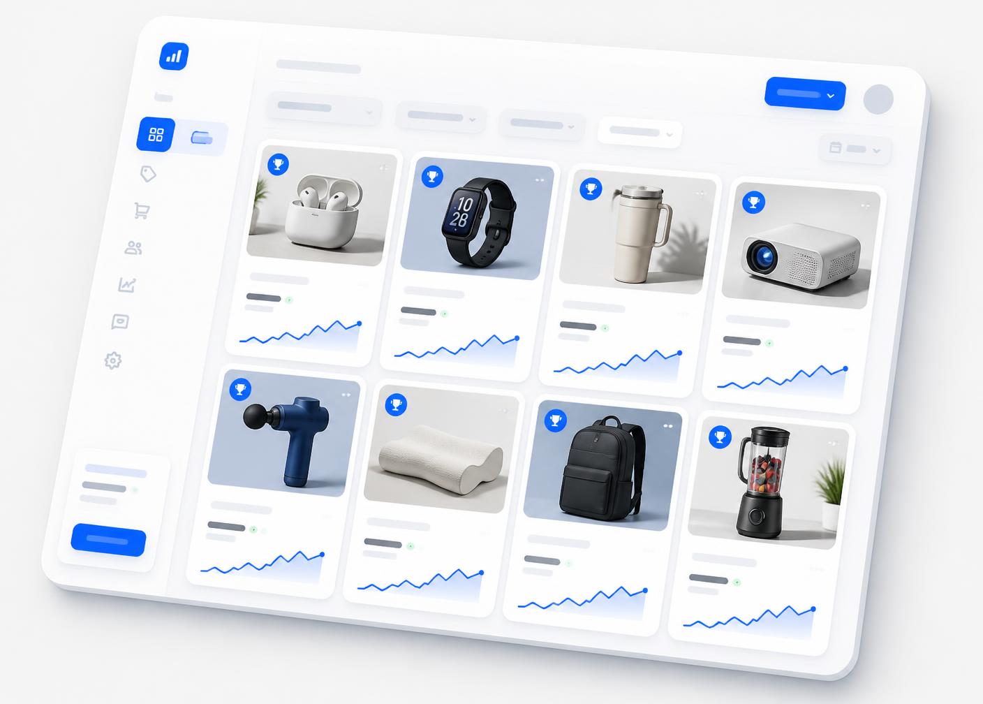 La plateforme RiRessell : produits gagnants, marges et courbes de ventes